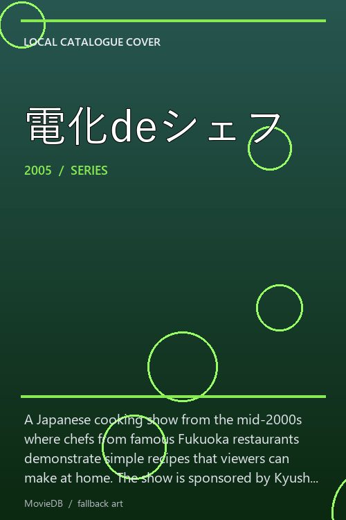電化deシェフ poster