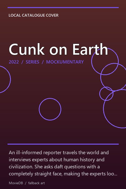 Cunk on Earth poster