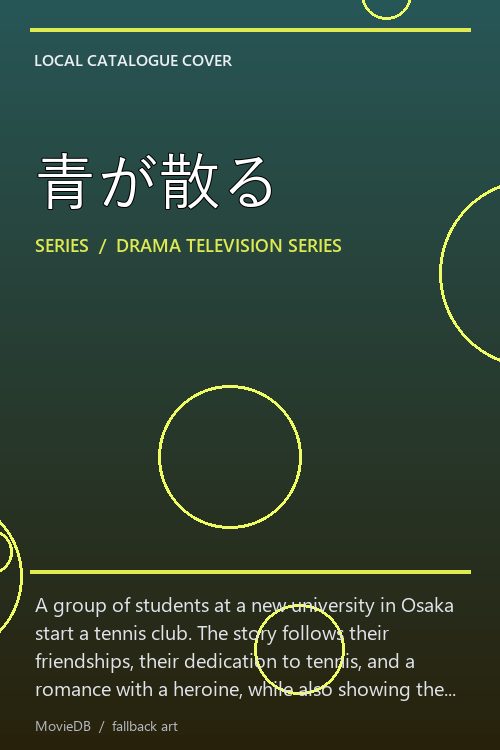 青が散る poster