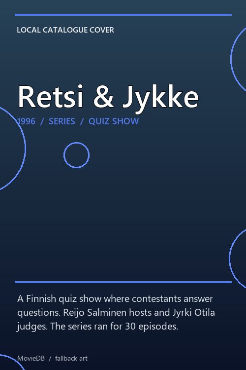 Retsi & Jykke poster