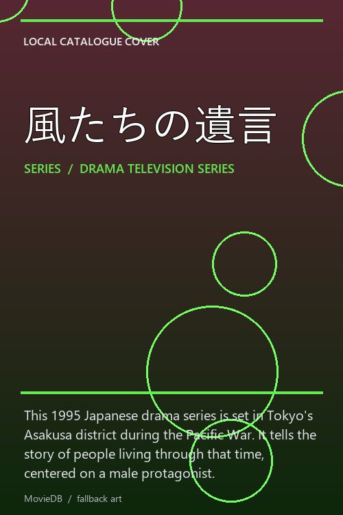 風たちの遺言 poster