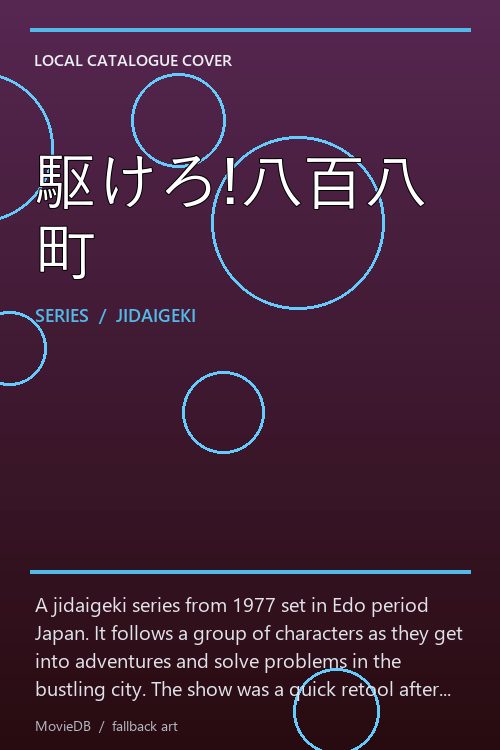 駆けろ!八百八町 poster