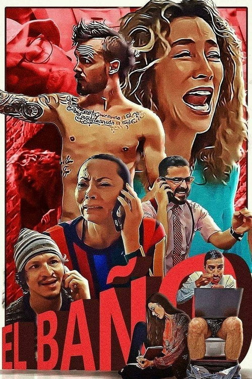 El baño poster