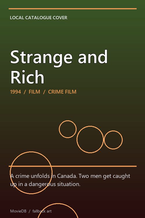 Strange and Rich poster