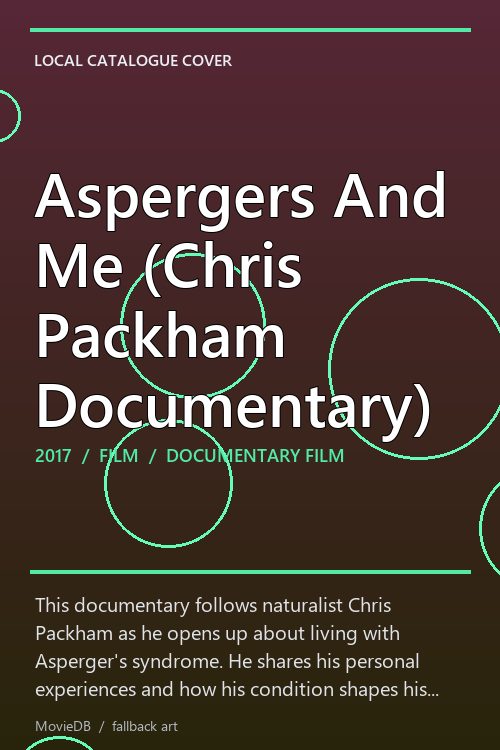 Aspergers And Me (Chris Packham Documentary) poster