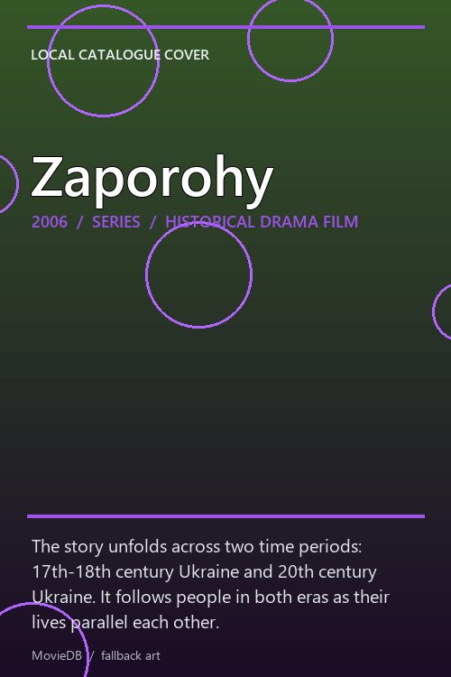 Zaporohy poster