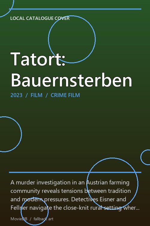 Tatort: Bauernsterben poster