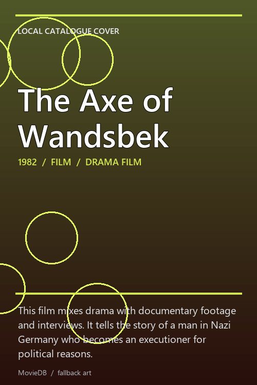 The Axe of Wandsbek poster