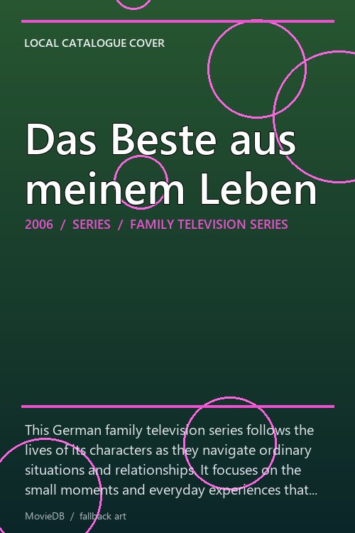 Das Beste aus meinem Leben poster