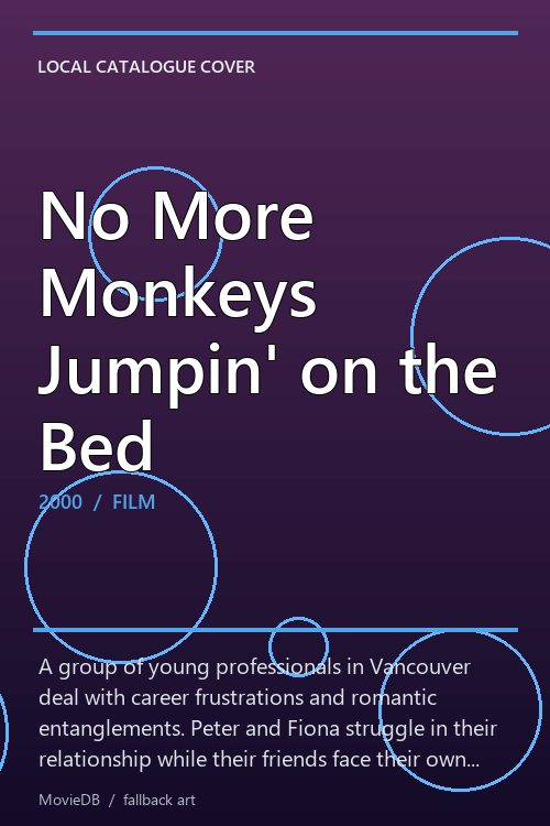 No More Monkeys Jumpin' on the Bed poster