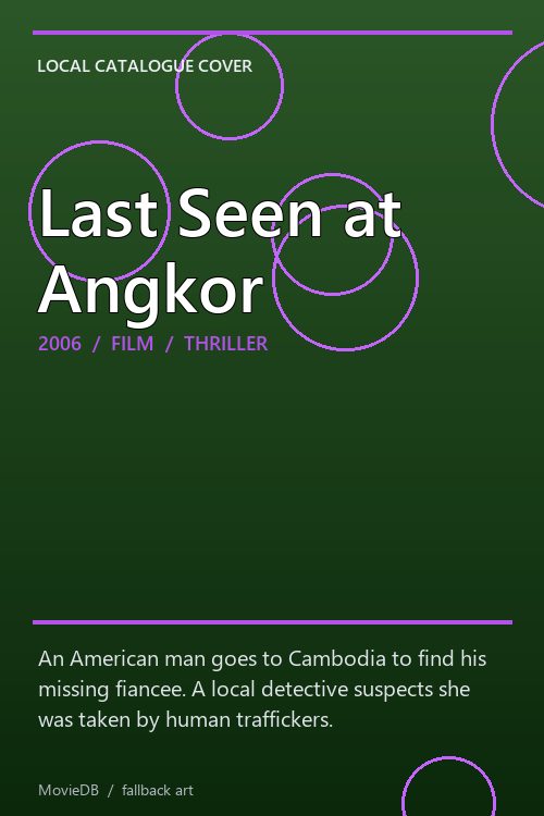Last Seen at Angkor poster