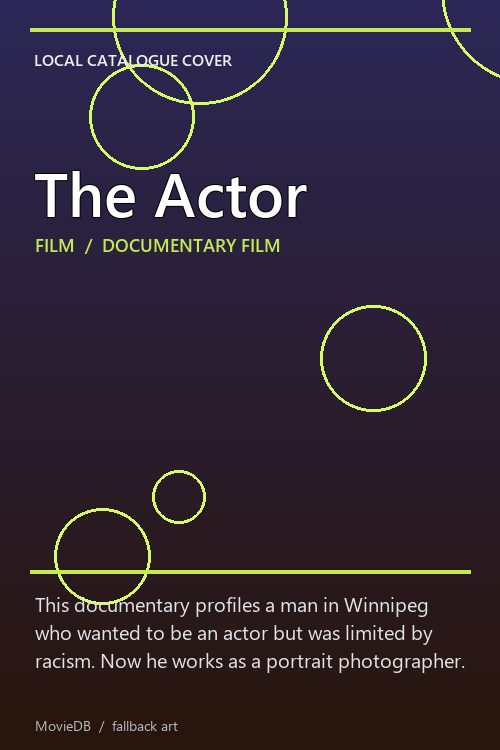 The Actor poster