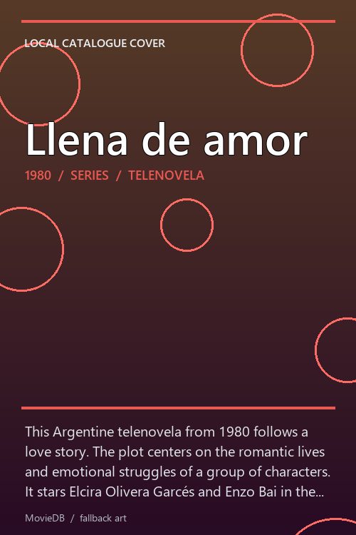 Llena de amor poster