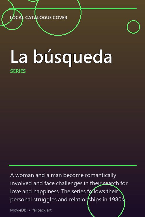 La búsqueda poster