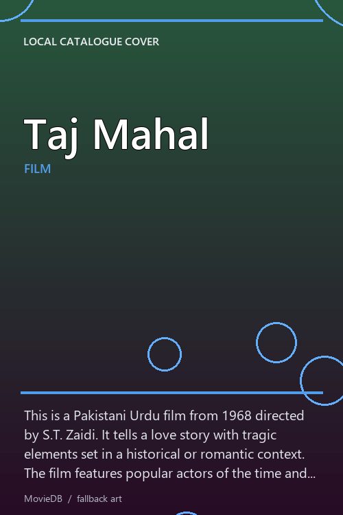 Taj Mahal poster