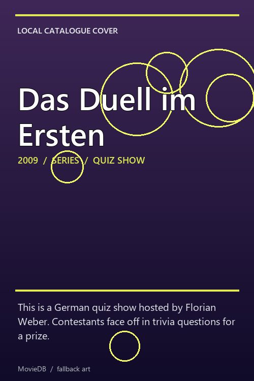 Das Duell im Ersten poster