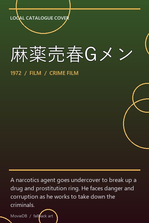 麻薬売春Gメン poster