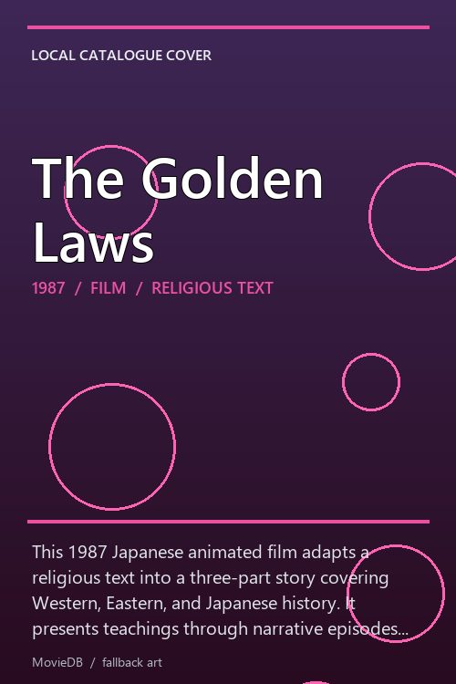 The Golden Laws poster