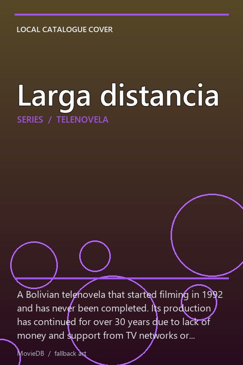 Larga distancia poster