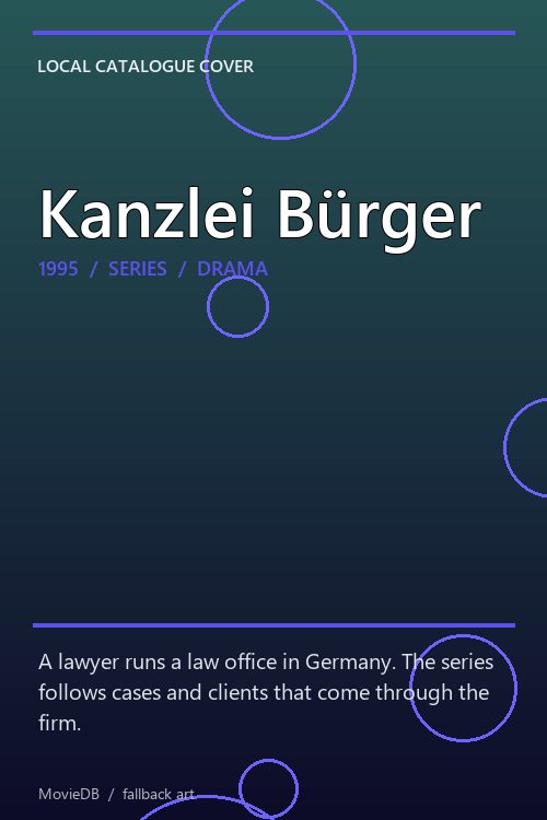 Kanzlei Bürger poster