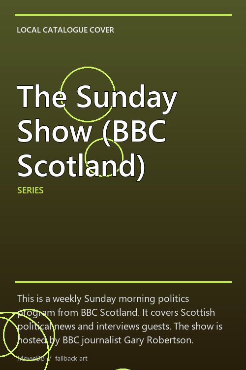 The Sunday Show (BBC Scotland) poster