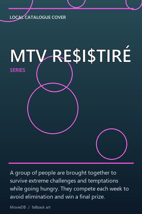 MTV RE$I$TIRÉ poster