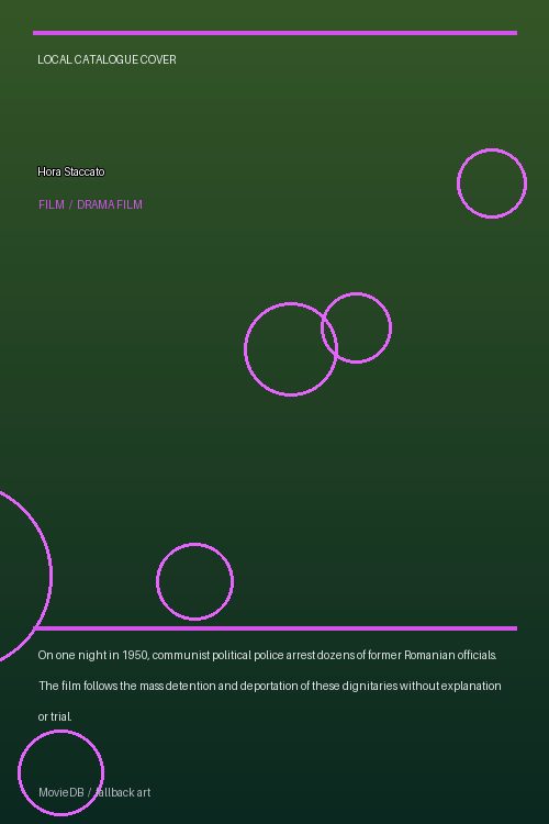Hora Staccato poster