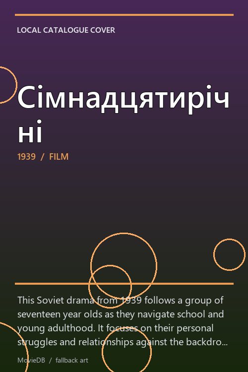 Сімнадцятирічні poster