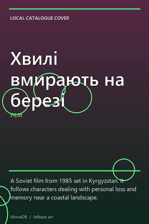 Хвилі вмирають на березі poster