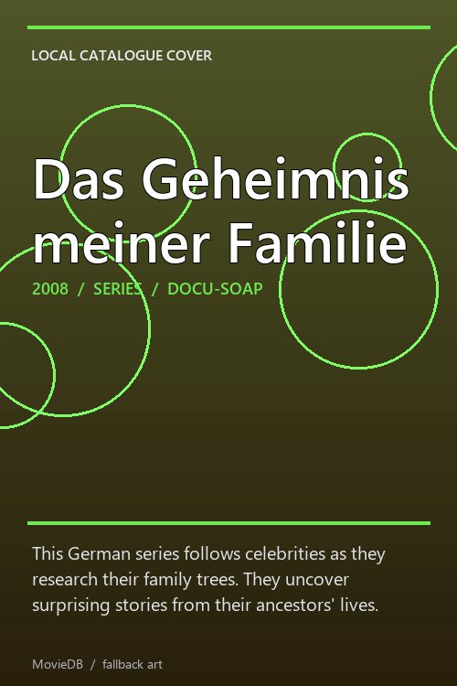Das Geheimnis meiner Familie poster