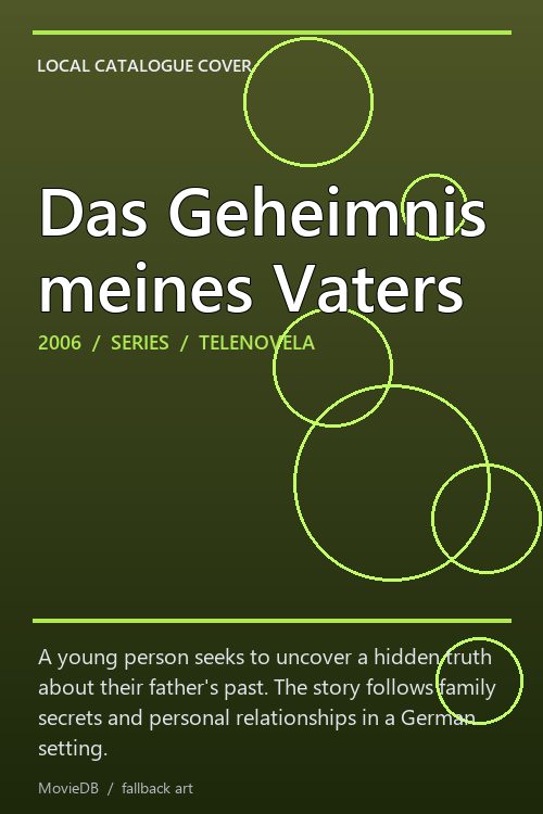 Das Geheimnis meines Vaters poster