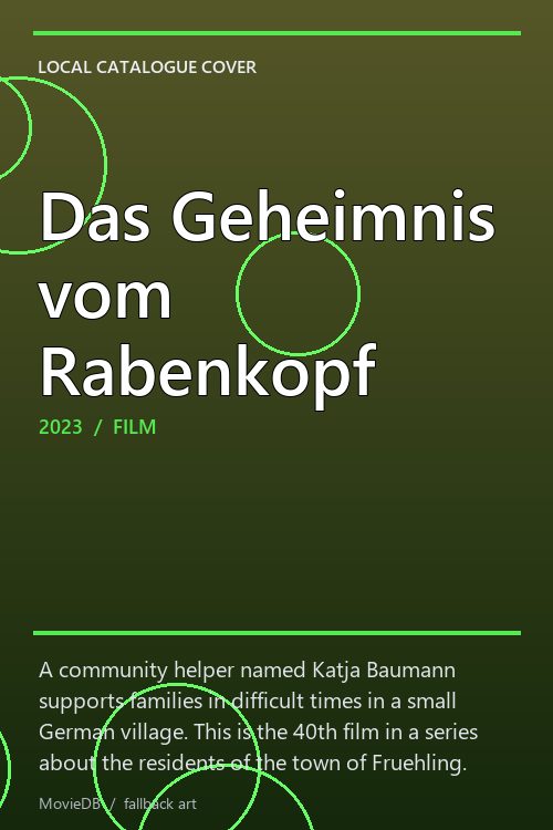 Das Geheimnis vom Rabenkopf poster