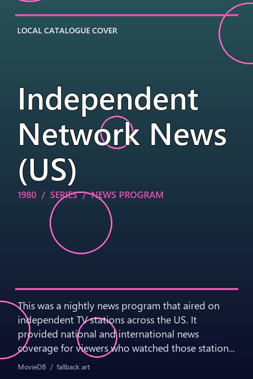 Independent Network News (US) poster