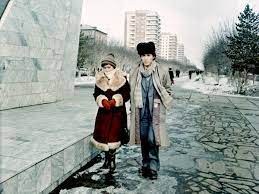 Людина на мотоциклі poster