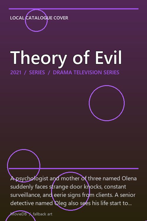 Theory of Evil poster
