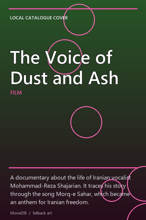 The Voice of Dust and Ash poster