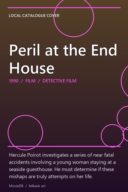 Peril at the End House poster