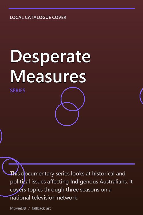 Desperate Measures poster