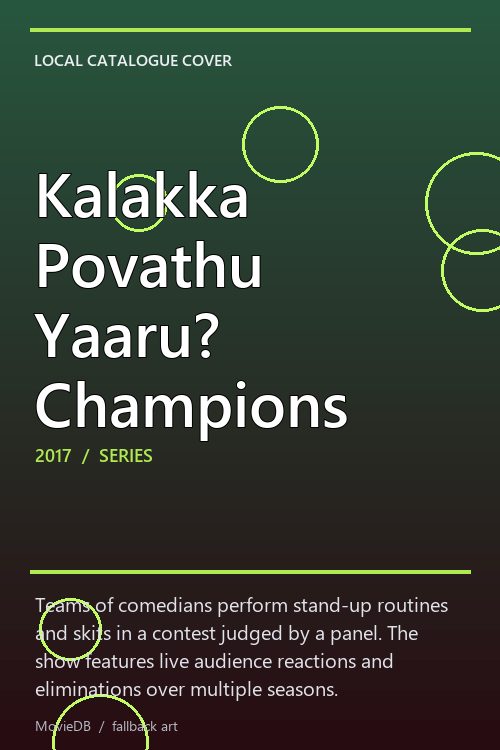 Kalakka Povathu Yaaru? Champions poster