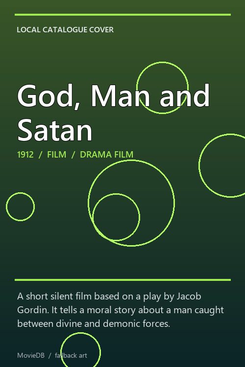God, Man and Satan poster