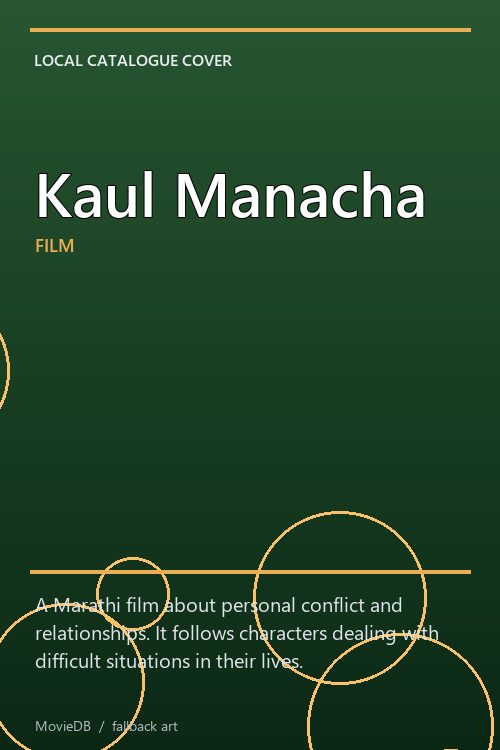 Kaul Manacha poster