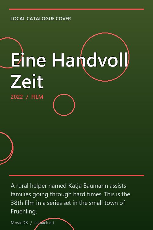Eine Handvoll Zeit poster