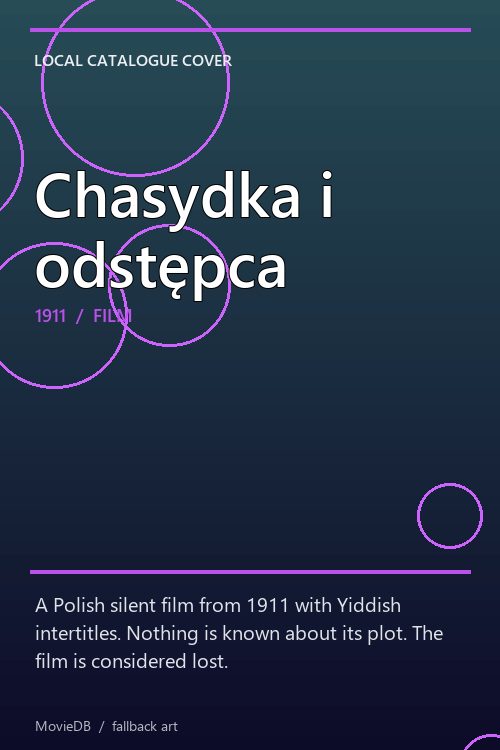 Chasydka i odstępca poster