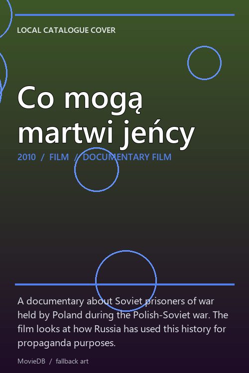 Co mogą martwi jeńcy poster