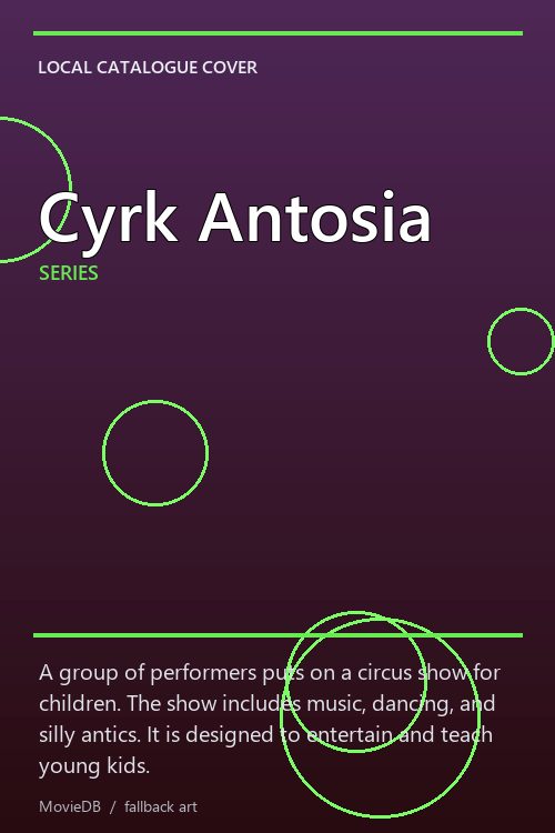 Cyrk Antosia poster