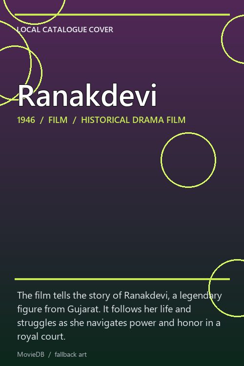 Ranakdevi poster