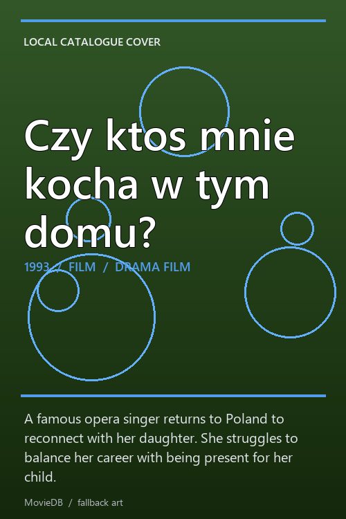 Czy ktos mnie kocha w tym domu? poster