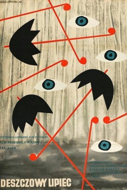 Deszczowy lipiec poster