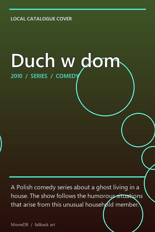 Duch w dom poster