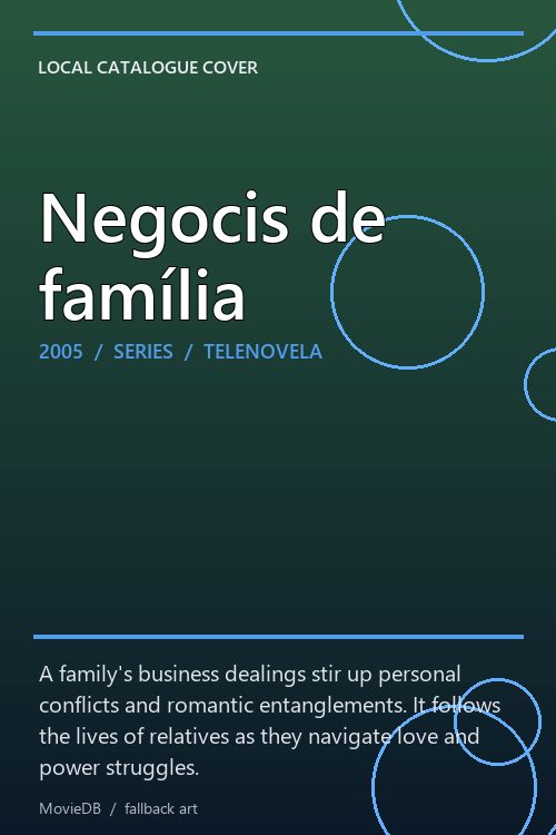 Negocis de família poster